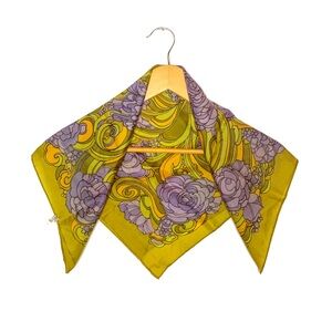 Vintage Floral Scarf